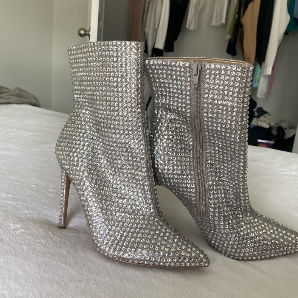Steve Madden Rhinestone Boots!